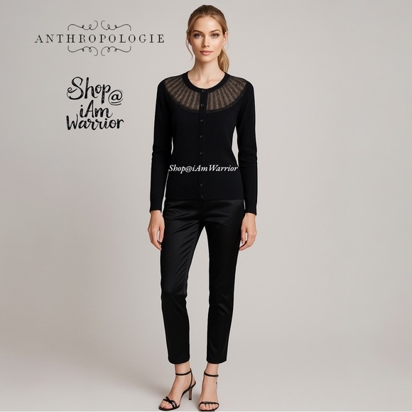 Anthropologie {Sparrow} shimmer cardigan sweater *shop@iamwarrior - Picture 1 of 11